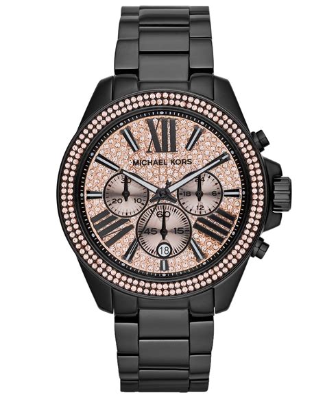 montres michael kors femme 2020|michael kors black watches women.